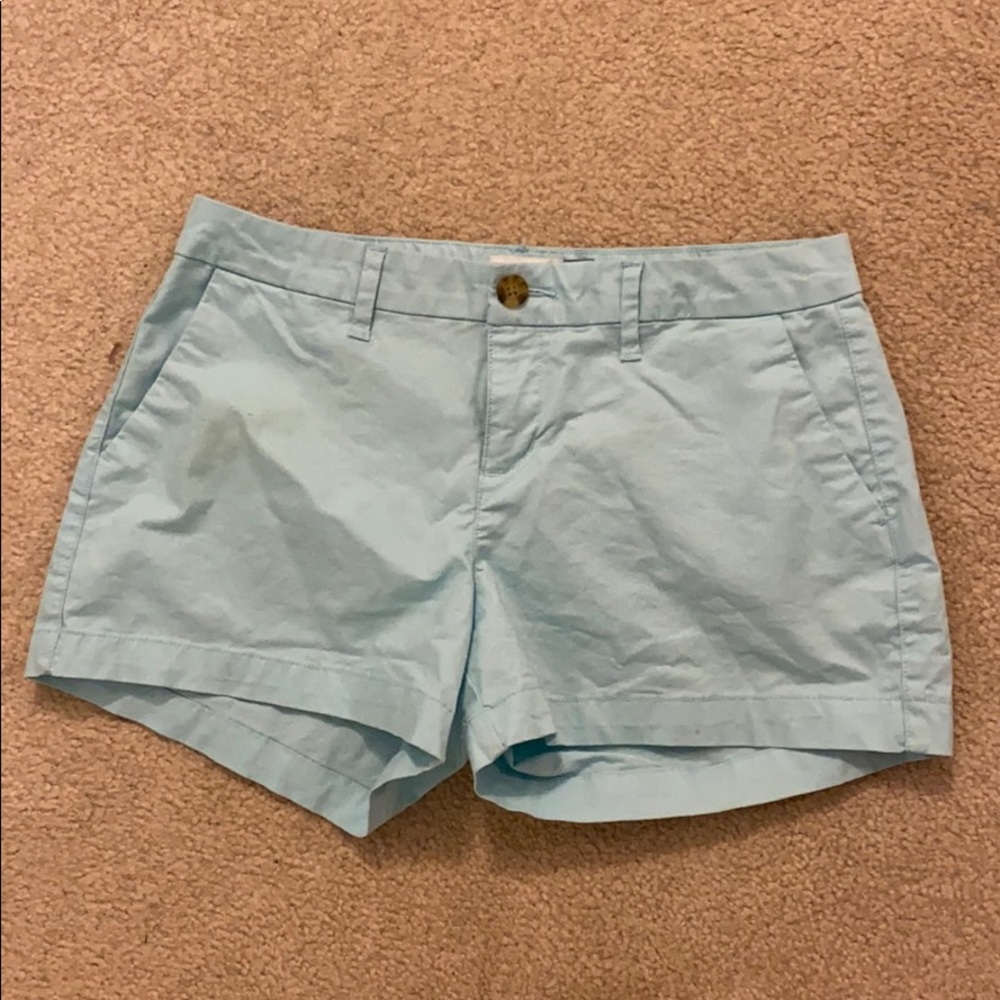 Light Blue Khaki Shorts